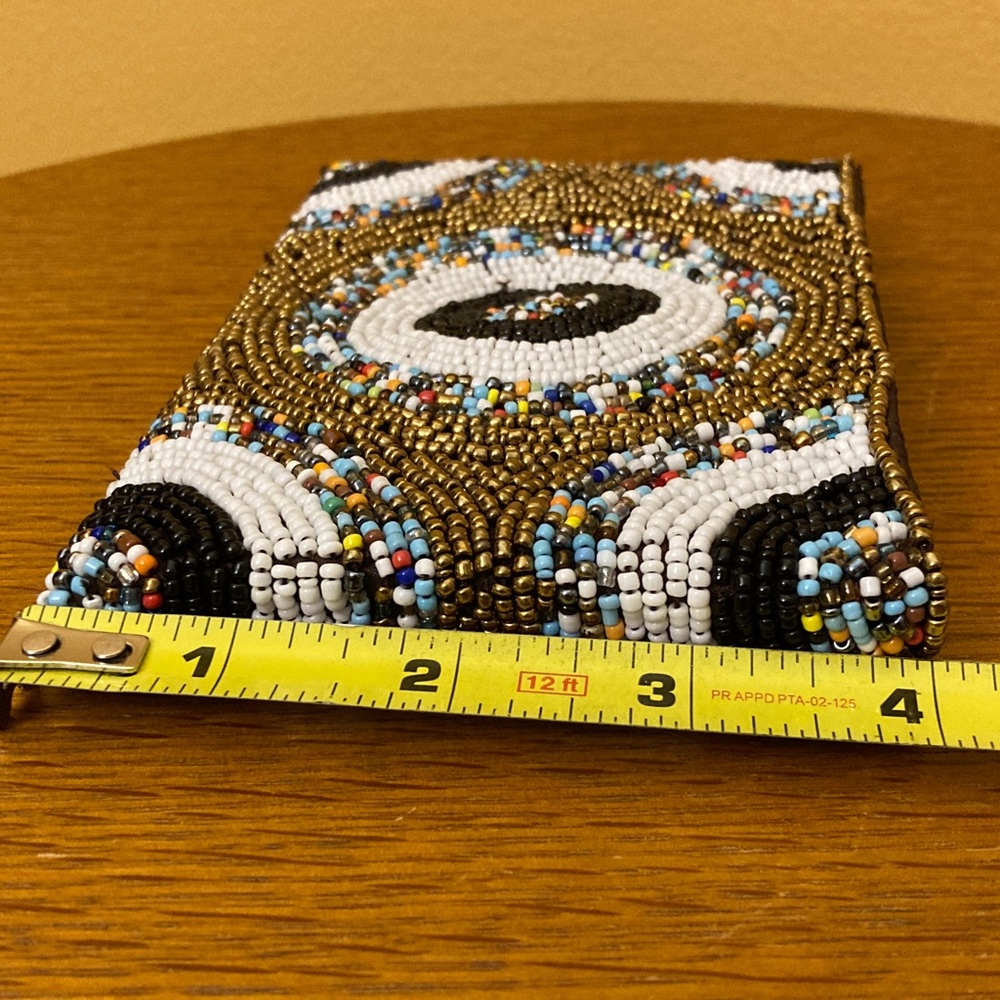 Beaded Coin Purse/Wallet Beautiful Circular Patterns
Great For Gifting - Picture 3 of 5